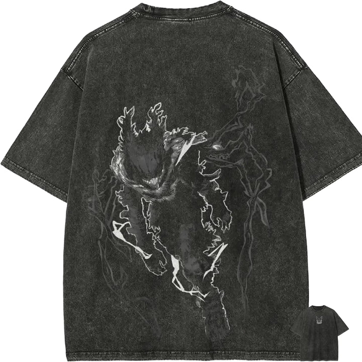 Dabi &Toga Vintage Anime Oversized T-Shirt