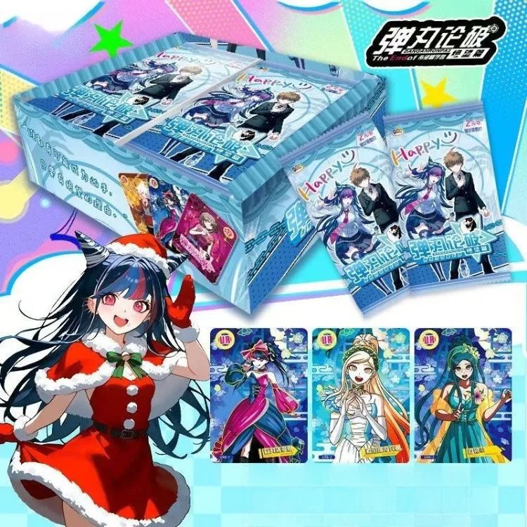 Danganronpa Collectible Cards Cartoon Kirigiri Kyoko Cards Full Box Display and Collection Anime Merchandise Holiday Gift
