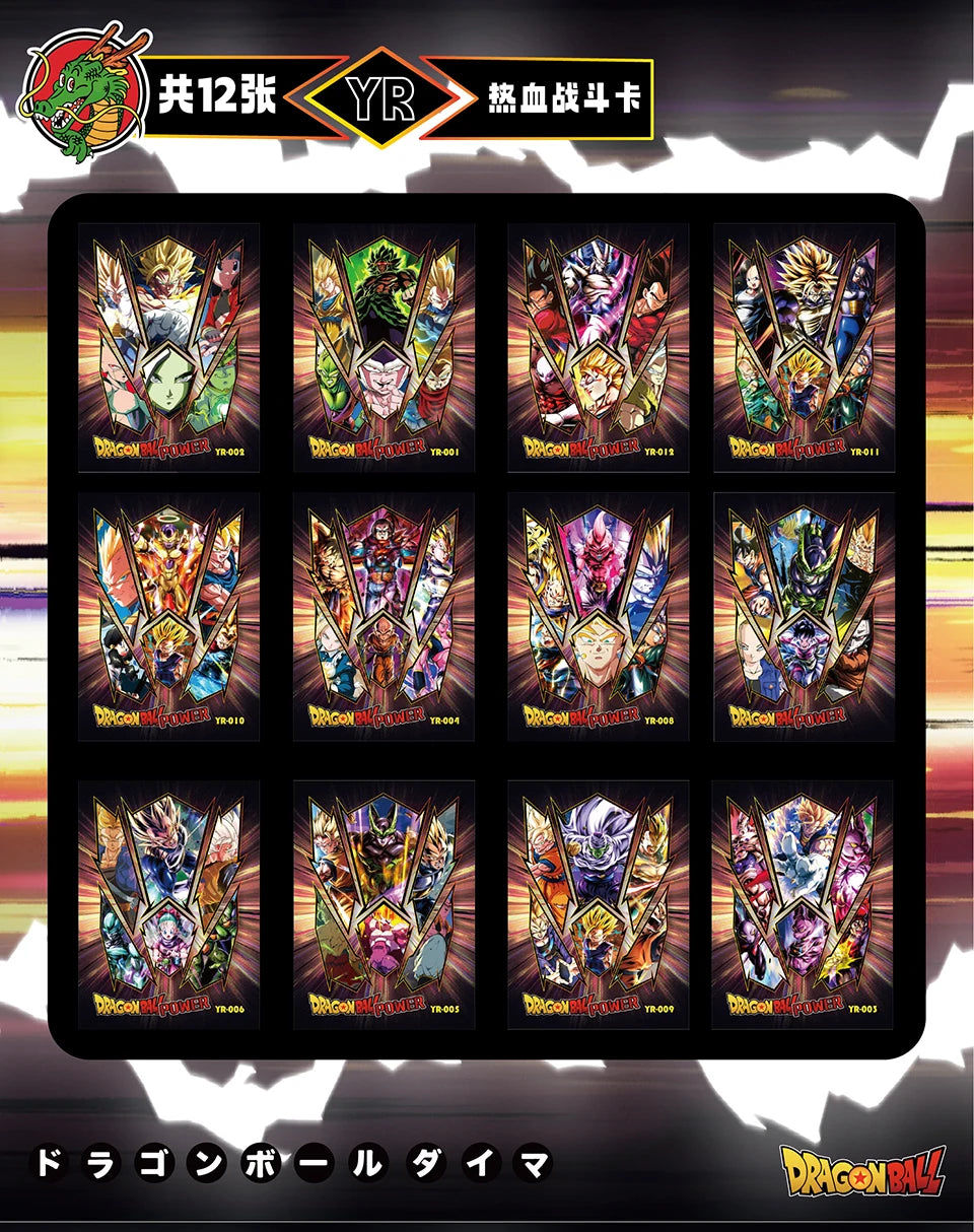 Anime Game Collection Cards For Kids Japanese Classic Popular Comic Works Highly Beloved Roles Hot Blooded Battle Cards Gifts