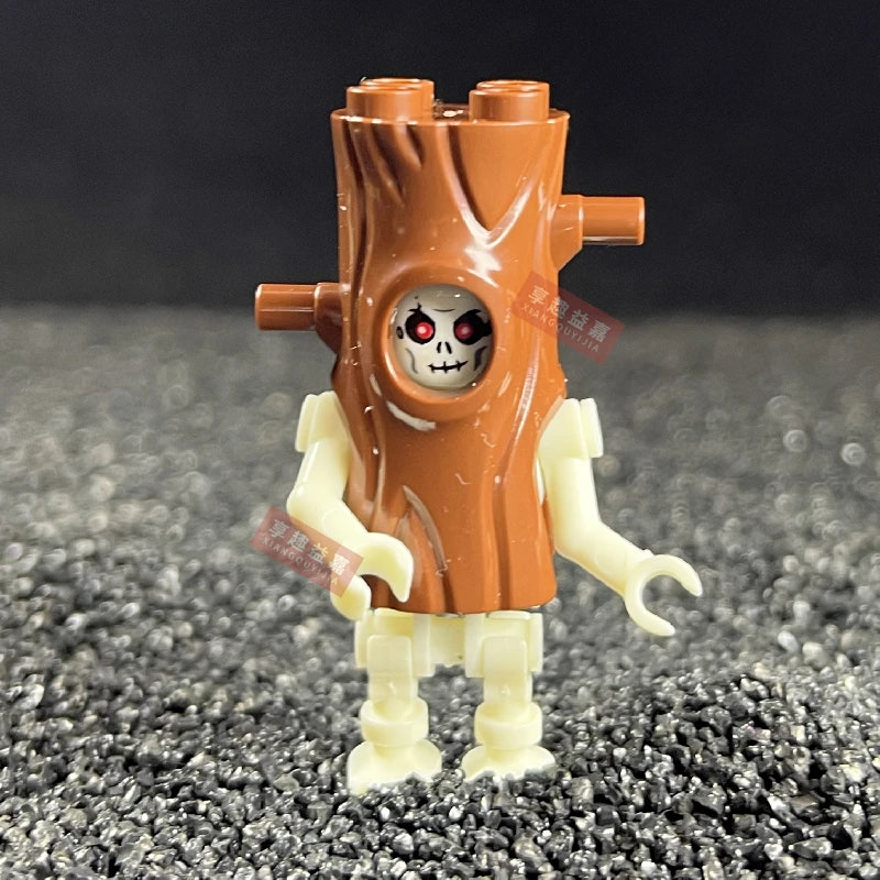 Halloween Skeleton Army Mini Doll MOC Building Blocks DIY Assembled Building Blocks Character Doll Skeleton Horse Ornaments Toy