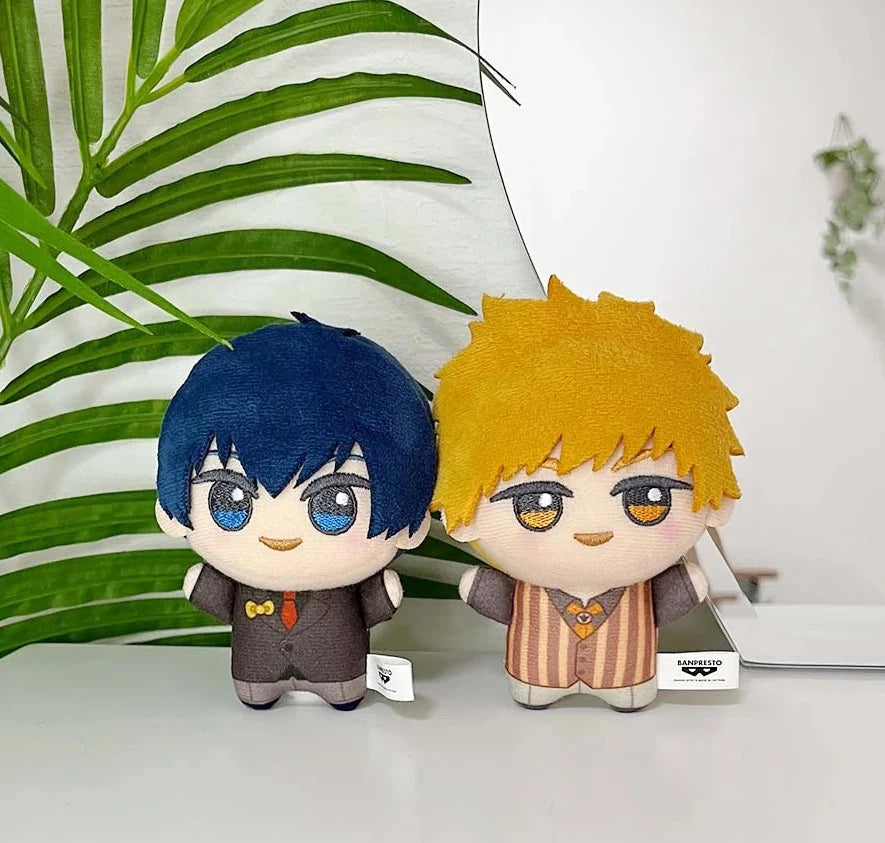 15cm Blue Lock Kawaii Plush Doll Nagi Seishiro Mikage Reo Anime Peripheral Backpack Charm Anime Plushie Pendant Keychain Gifts