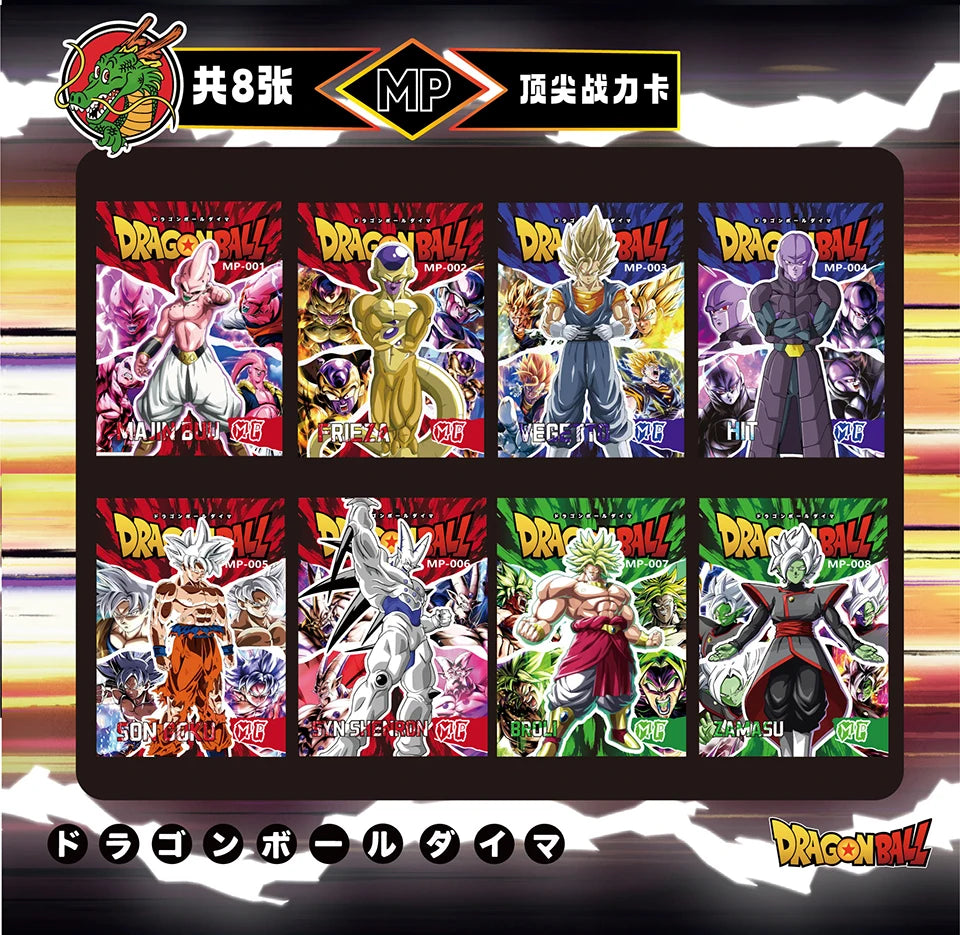 Anime Game Collection Cards For Kids Japanese Classic Popular Comic Works Highly Beloved Roles Hot Blooded Battle Cards Gifts
