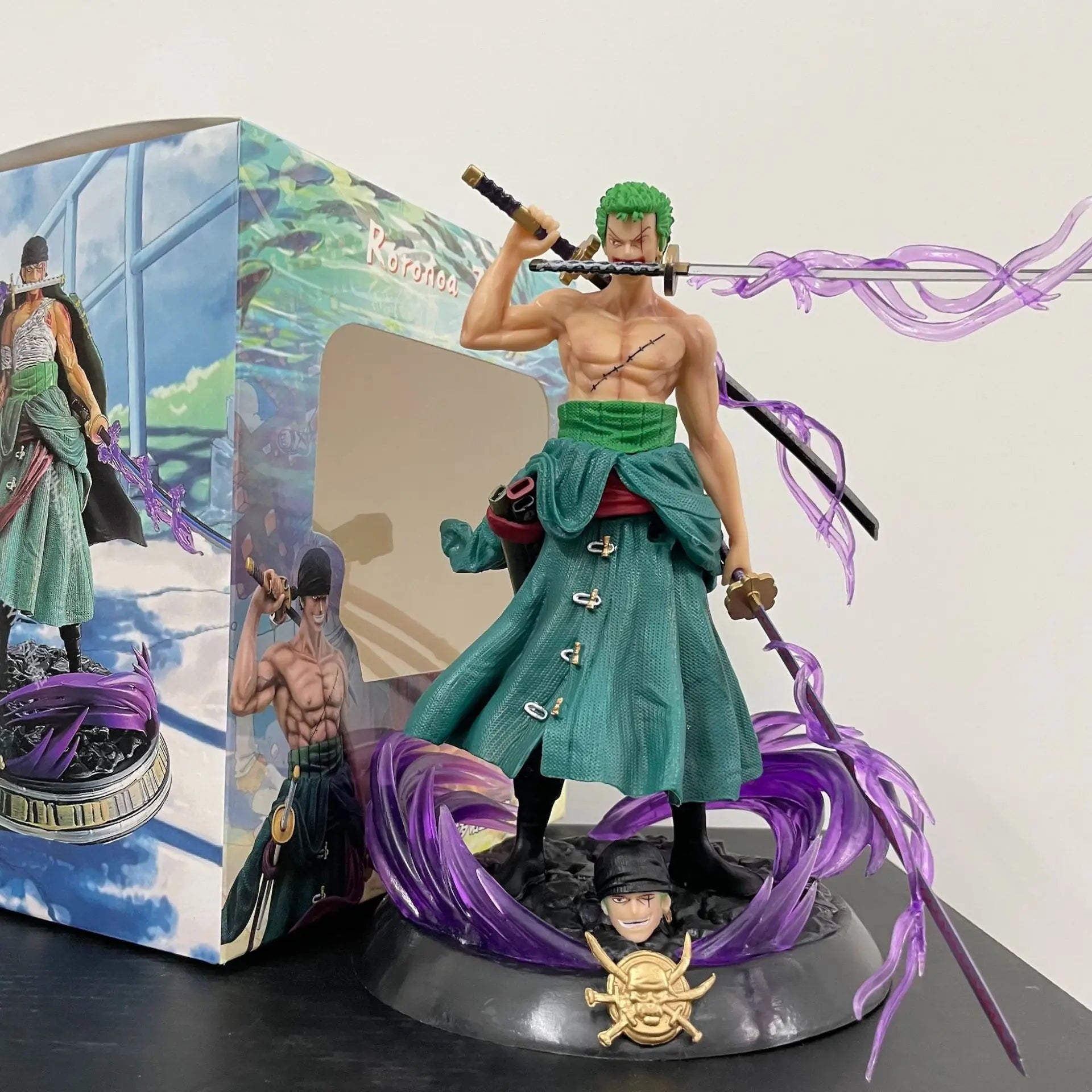 Anime One Piece Roronoa Dream Zoro Figure Collectible Figurine Model Cartoon Children Kids Boy Toy Gift