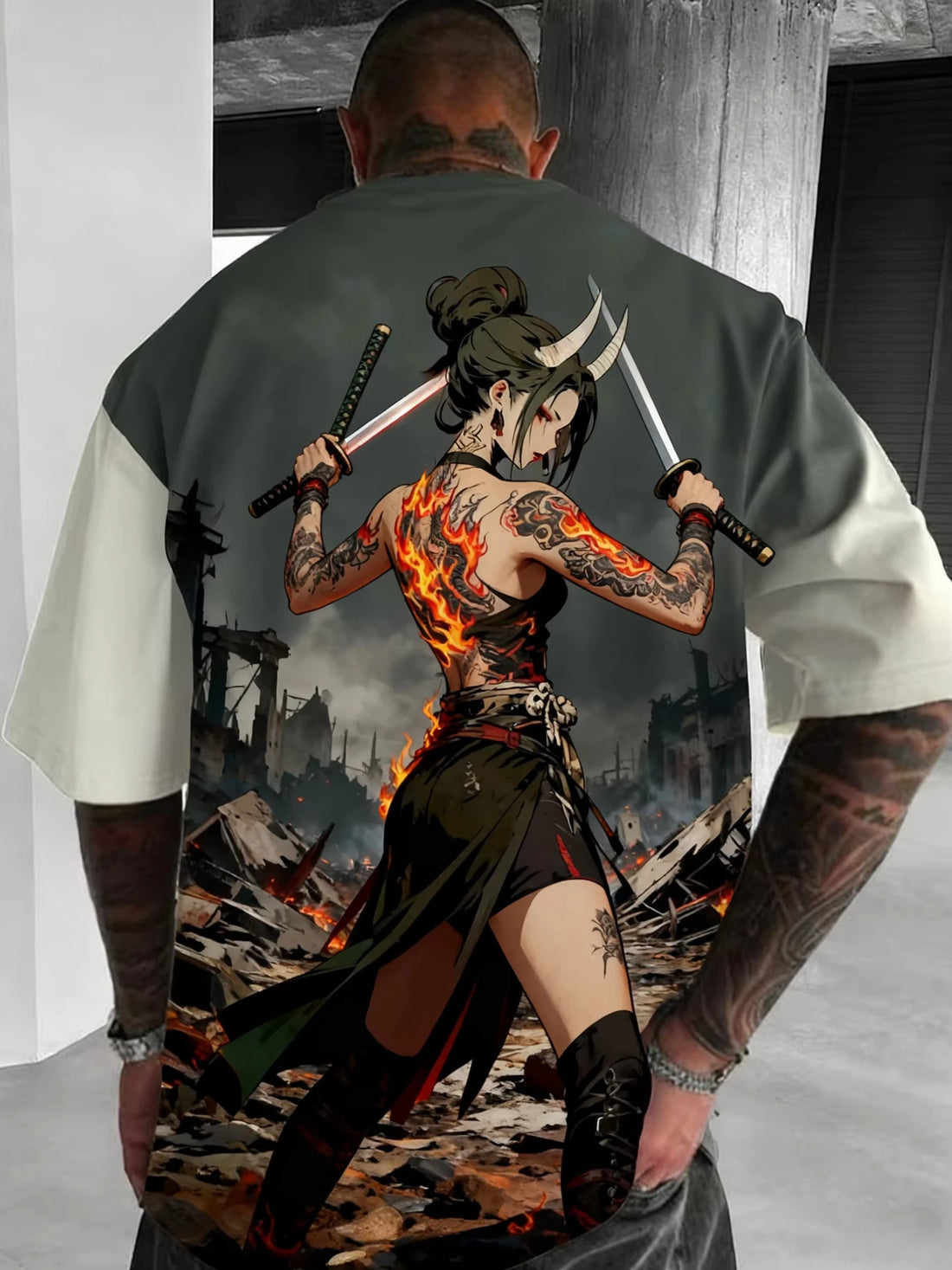 3D Print Japanese Anime Girl T-Shirt