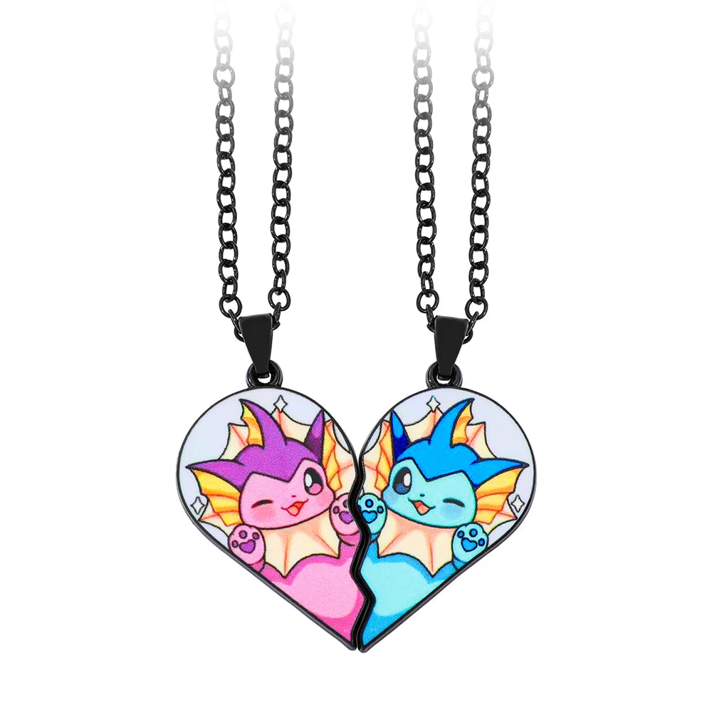 Eevee, Moon Sylph, Sun Sylph, Fairy Sylph, Thunder Sylph, Flame Sylph chain, classic anime game collection.