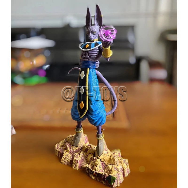 In Stock 30cm Anime Dragon Ball Z Beerus Figure Super God of Destruction Figures Collection Model Toy Gifts
