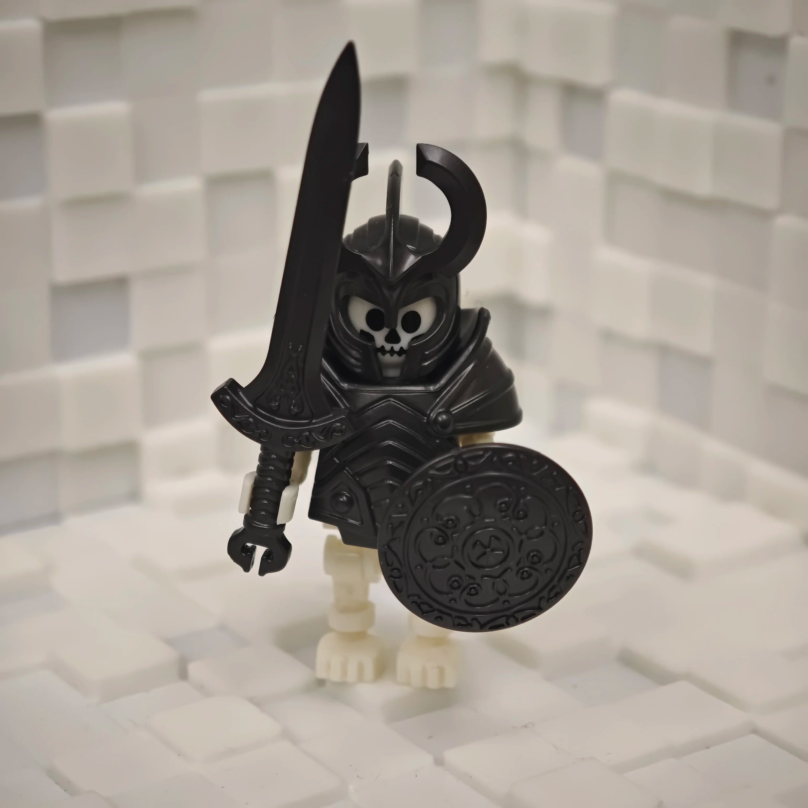 Halloween Skeleton Army Mini Doll MOC Building Blocks DIY Assembled Building Blocks Character Doll Skeleton Horse Ornaments Toy