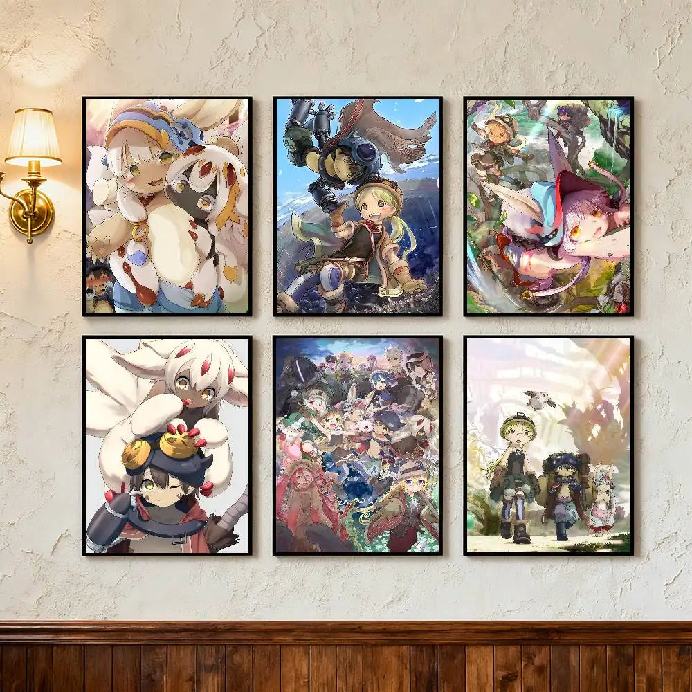 Anime M-Made In A-Abyss Poster Art Print Anime Style Home Decor Ideal Gift Perfect Room Decor