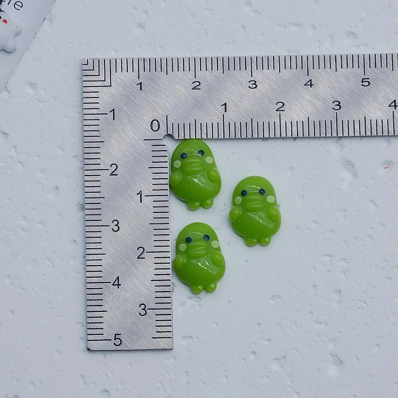 20Pcs Resin Mini tamagotchi gogo Nail charm Art Flatback acrylic Figurines DIY Miniatures Decor Craft