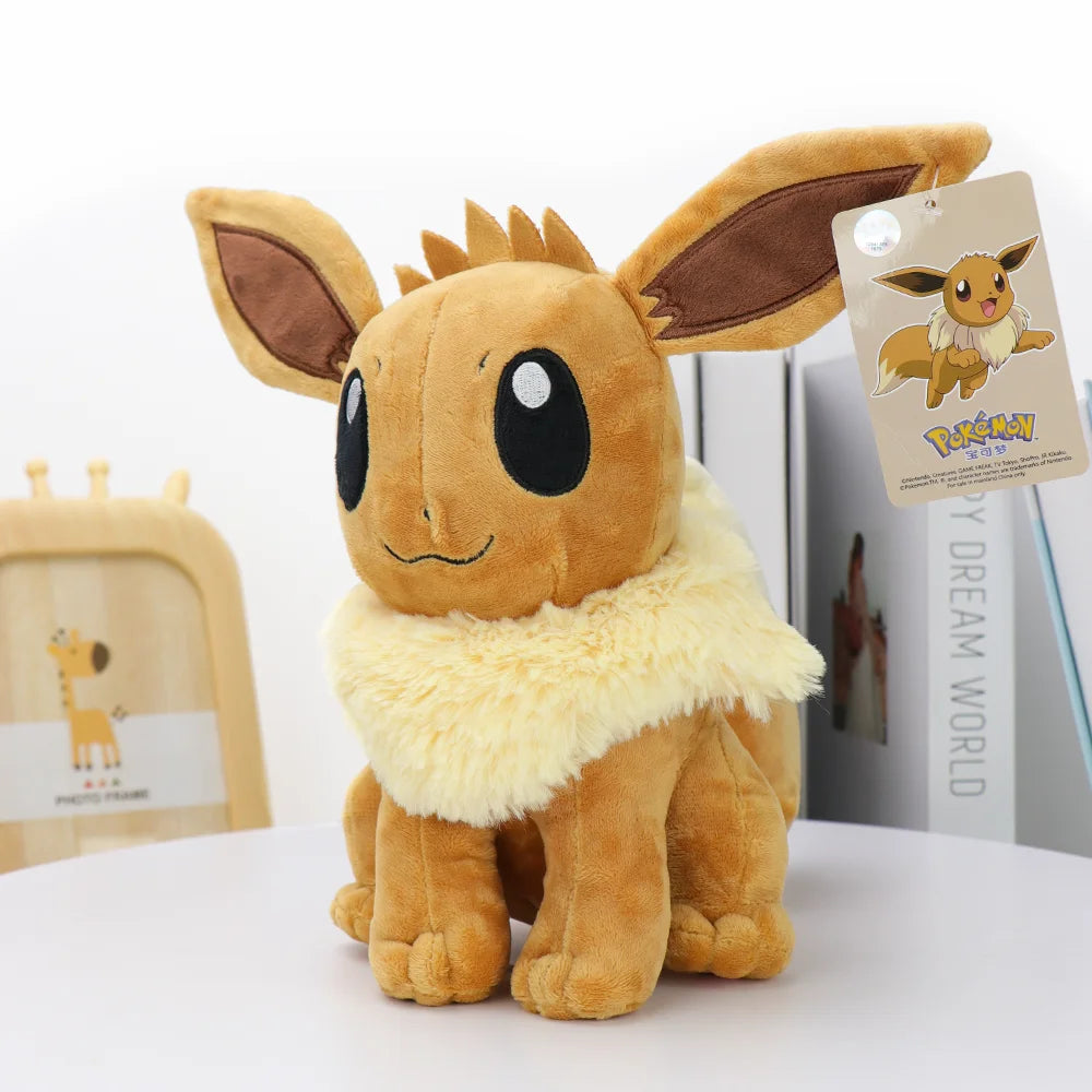 POKEMON Original Big Size Eevee Umbreon Sylveon Leafeon Espeon Glaceon Plush Toy Anime Stuff Doll Collection Kawaii Gift for Kid