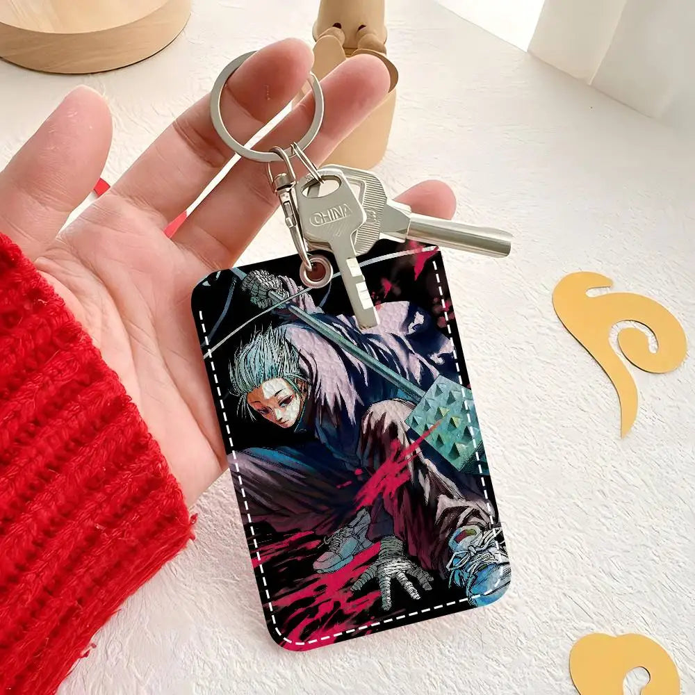 Popular Anime S-SAKAMOTO DAYS Minimalist Leather Card Wallet Smooth ID And Business Card Protector