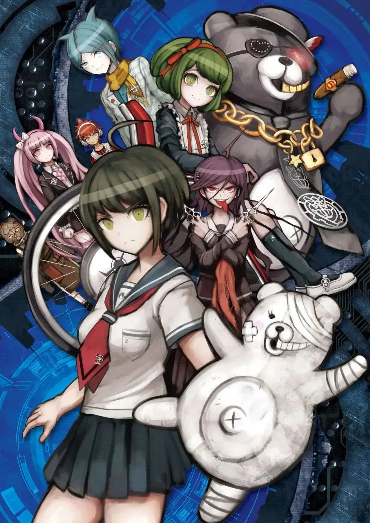 Classic Anime Game Series Danganronpa Aesthetic Canvas Painting Posters and Prints Wall Art Picture For Living Room Decoration