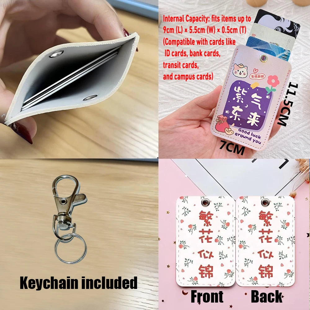 Popular Anime S-SAKAMOTO DAYS Minimalist Leather Card Wallet Smooth ID And Business Card Protector