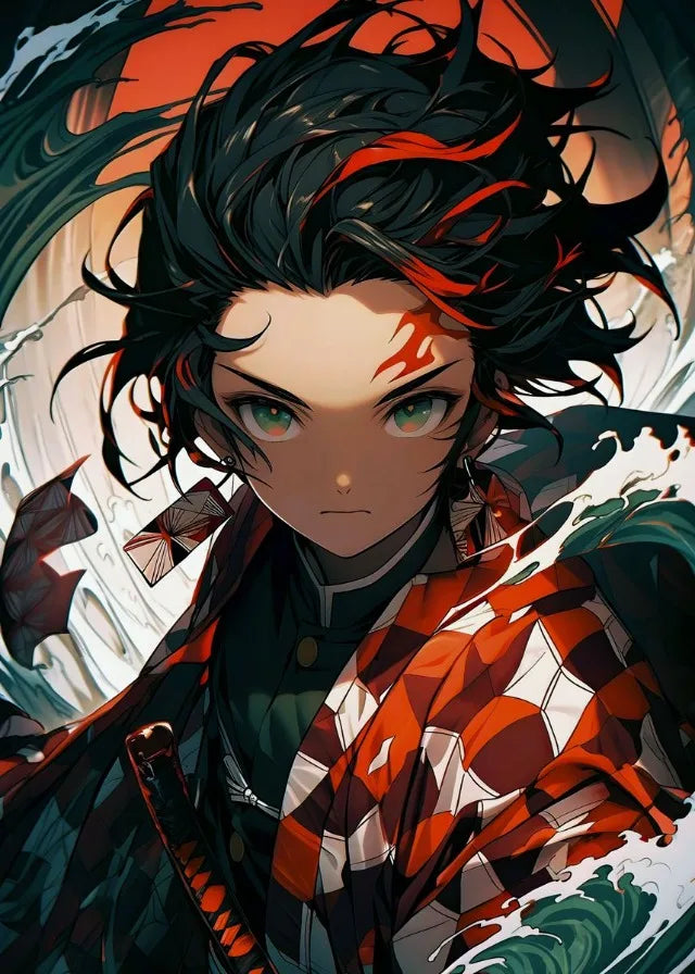 Demon Japanese Popular Classics Anime Character Posters Canvas Printing Wall Art Picture for Living Room Home Decor Gifts