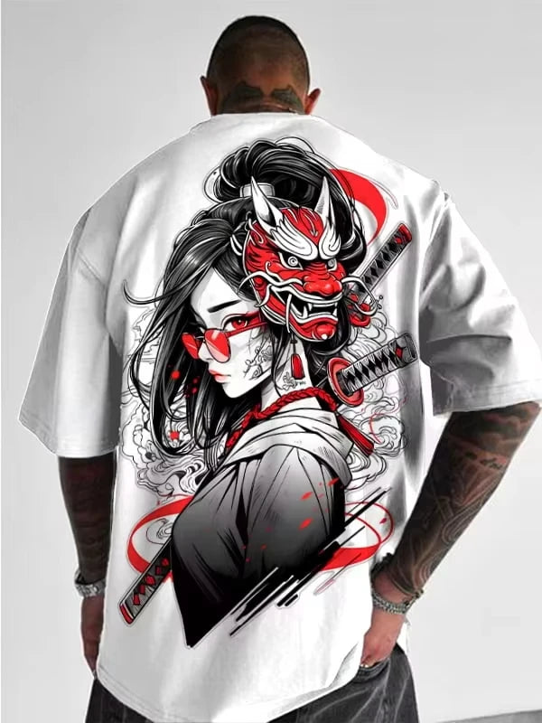 3D Print Japanese Anime Girl T-Shirt