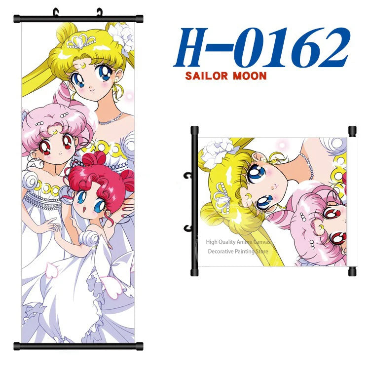 Anime Sailor Moon Canvas Scroll Hanging Painting Anime Peripheral Creative DIY Anime Exhibition Wall Painting Poster Wholesale