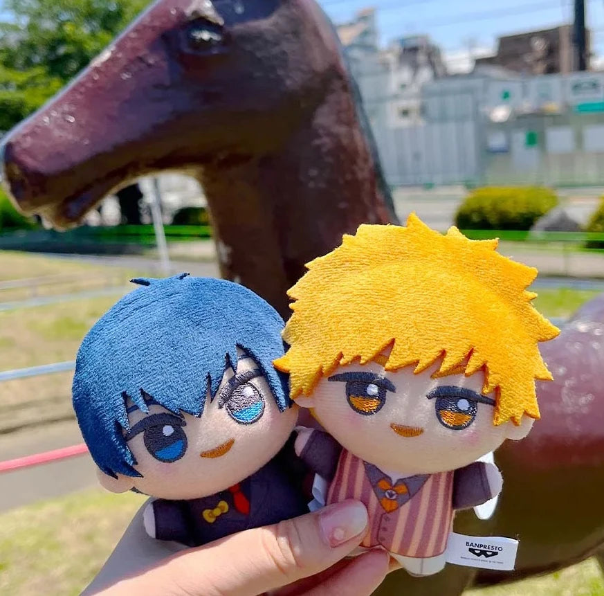 15cm Blue Lock Kawaii Plush Doll Nagi Seishiro Mikage Reo Anime Peripheral Backpack Charm Anime Plushie Pendant Keychain Gifts