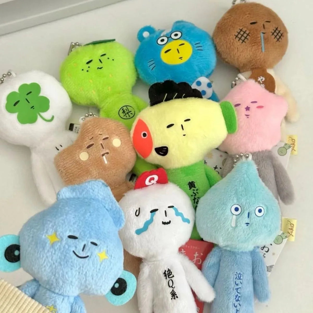 New Yukio Funny Plush Keychain Japanese Cartoon Doll Bag Charm Pendant Quirky Travel Souvenir Gift for Boys Girls Fans