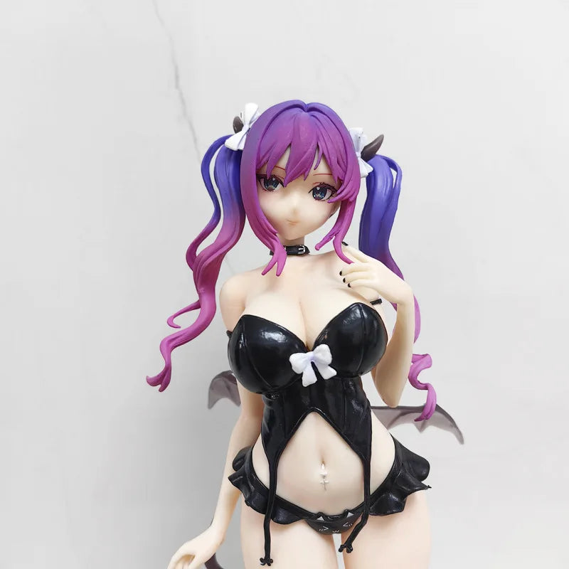 2D Anime Girl Glowing Little Imp PC Case Ornament Model Figurine Exquisite Christmas Gift for Boys