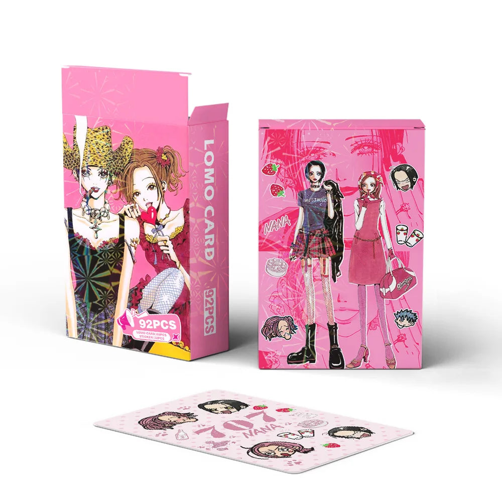 92 Anime Mini Cards NANA High-Definition Color Printed Photo Cards Nana Stickers ACG LOMO Cards Greeting Card Gifts