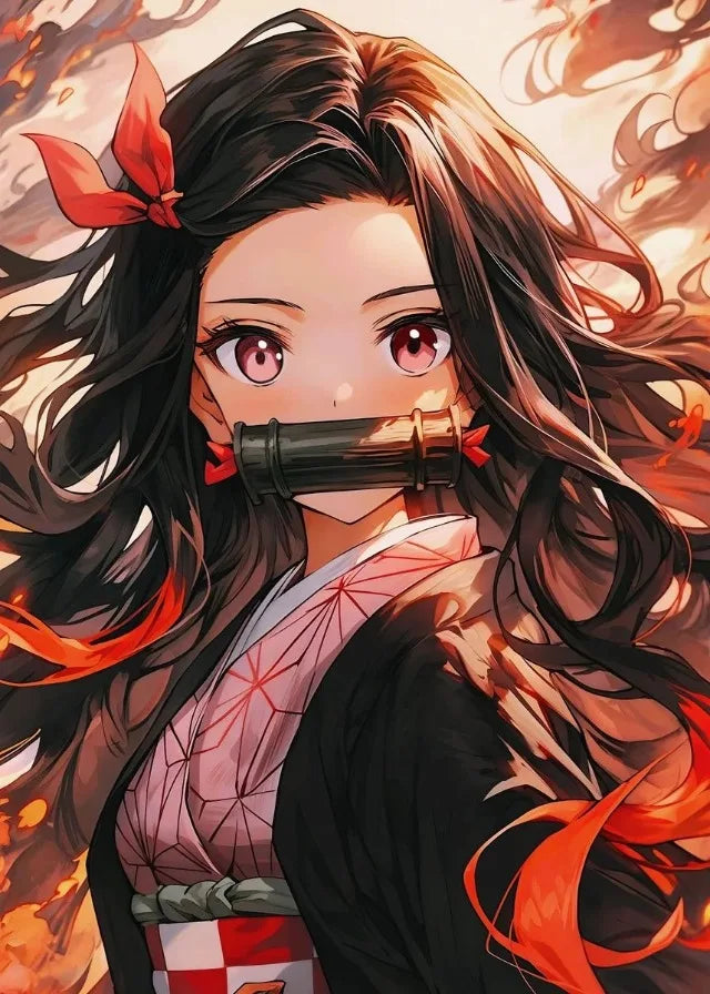 Demon Japanese Popular Classics Anime Character Posters Canvas Printing Wall Art Picture for Living Room Home Decor Gifts