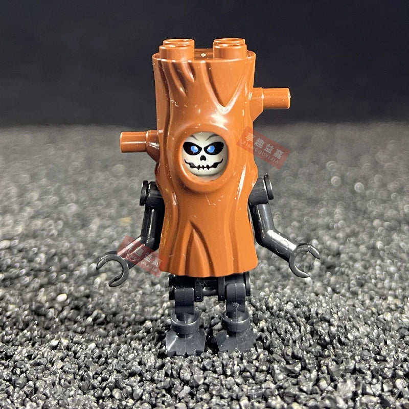 Halloween Skeleton Army Mini Doll MOC Building Blocks DIY Assembled Building Blocks Character Doll Skeleton Horse Ornaments Toy