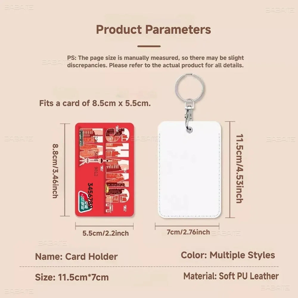 Popular Anime S-SAKAMOTO DAYS Minimalist Leather Card Wallet Smooth ID And Business Card Protector