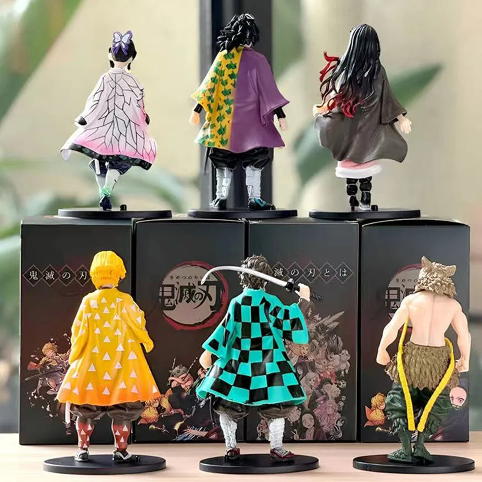 Demon Slayer Anime Character Figurine Model, Desktop Display Ornament, Premium Collectible Gift for Anime Enthusiasts