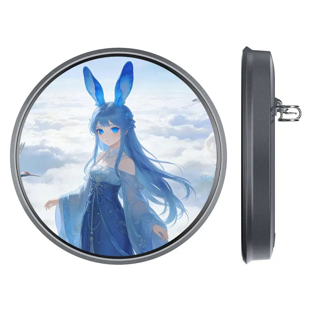 Smart Dynamic Electronic Display Anime E-Badge Anime Merchandise Digital Display Brooch Pin Gifts For Anime Lovers -1.85 Inch