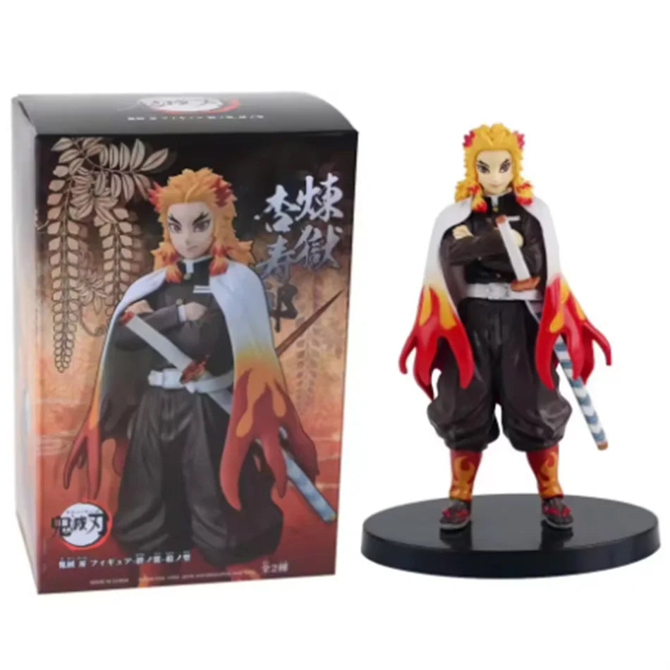 Demon Slayer Anime Character Figurine Model, Desktop Display Ornament, Premium Collectible Gift for Anime Enthusiasts