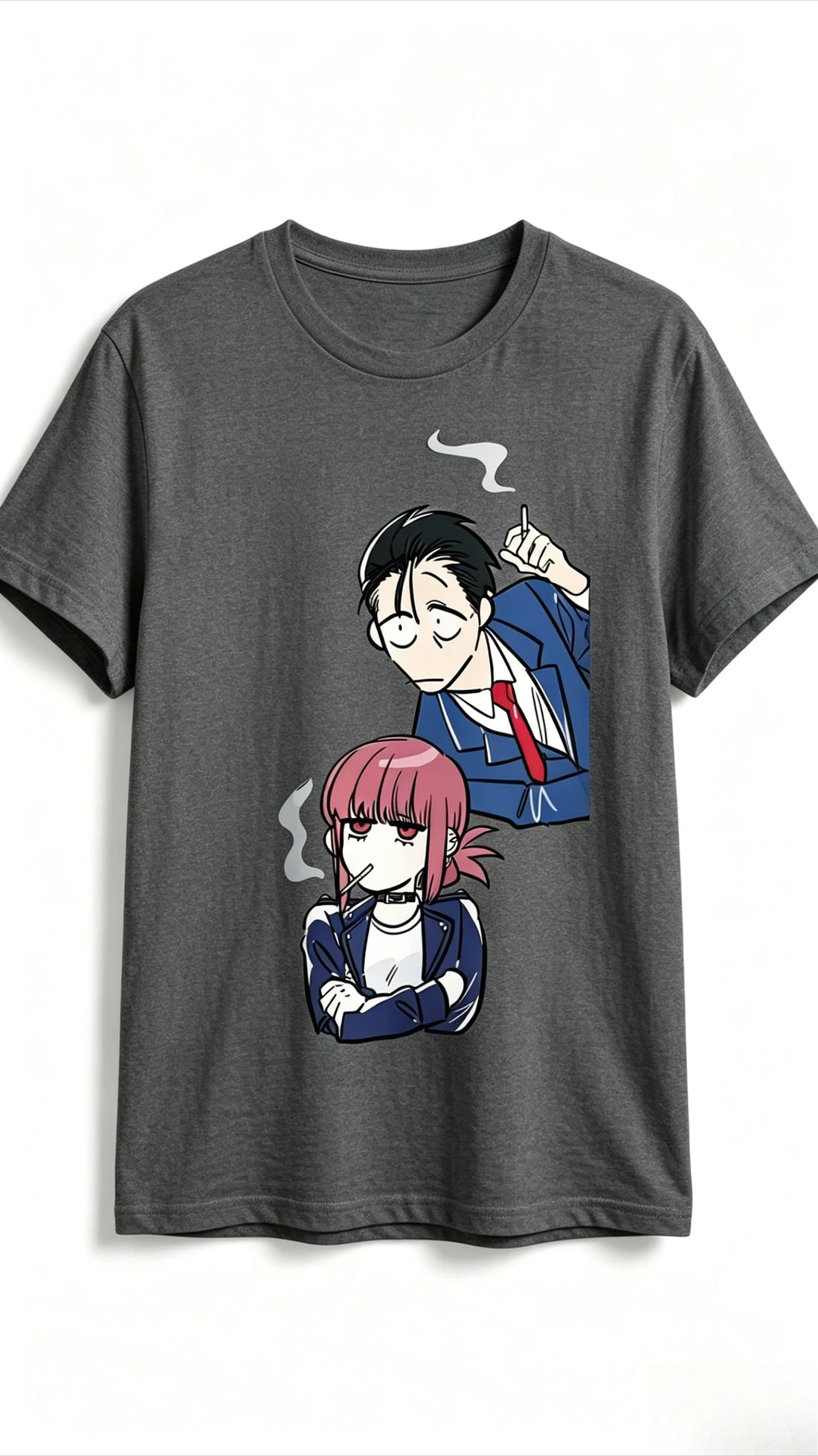 A T-shirt for Sasaki and Yamada, Who Smoke At The Back Door of A Supermarket. Unisex Popular Anime Lovers Gift 2026 Summer