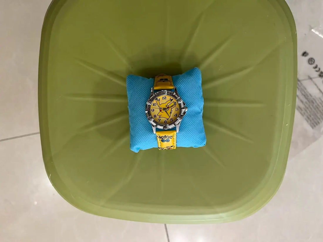Pocket Monster Pikachu Fashion Cosplay Watch Creative Boys Girls Children's Anime Cartoon Birthday Gifts with Box