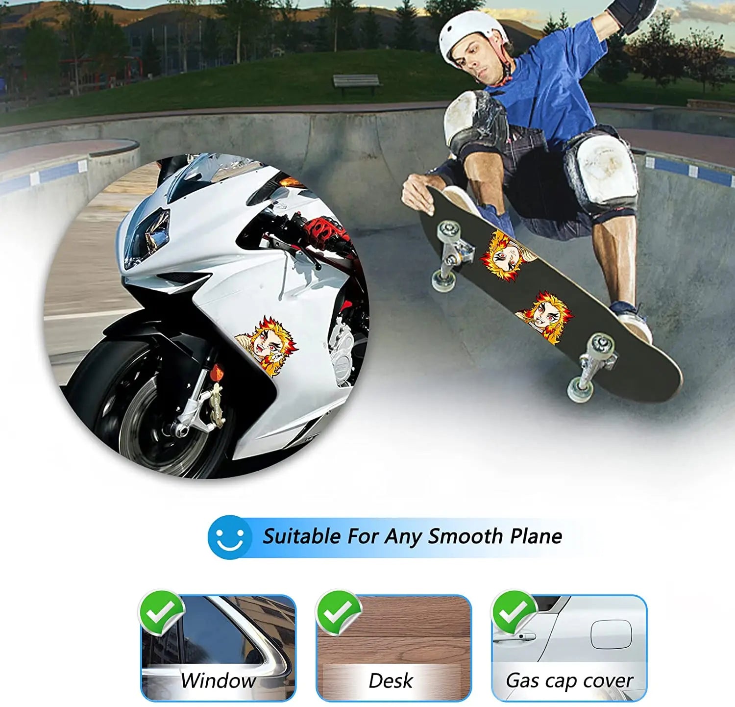 Anime Naruto Sticker 3D Gradient Uchiha Itachi  Motion Stickers Creative Car Sticker Notebook Luggage Waterproof Decal Toy