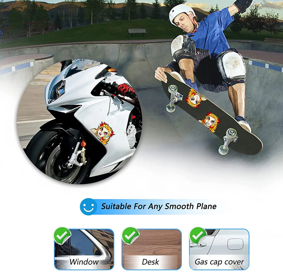 Anime Naruto Sticker 3D Gradient Uchiha Itachi  Motion Stickers Creative Car Sticker Notebook Luggage Waterproof Decal Toy