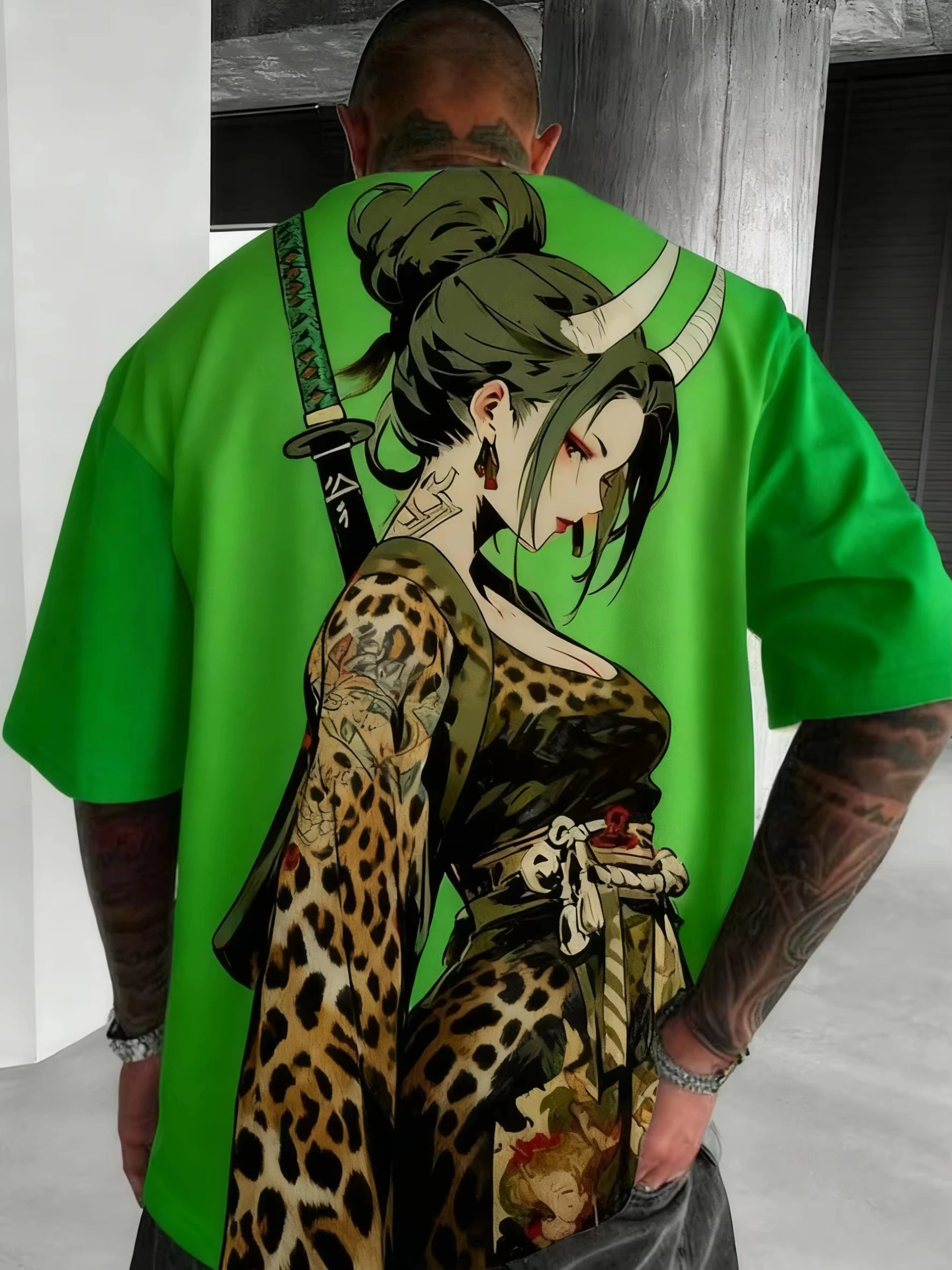 3D Print Japanese Anime Girl T-Shirt