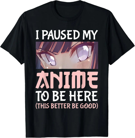 Otaku Anime Graphic Cotton T-Shirt