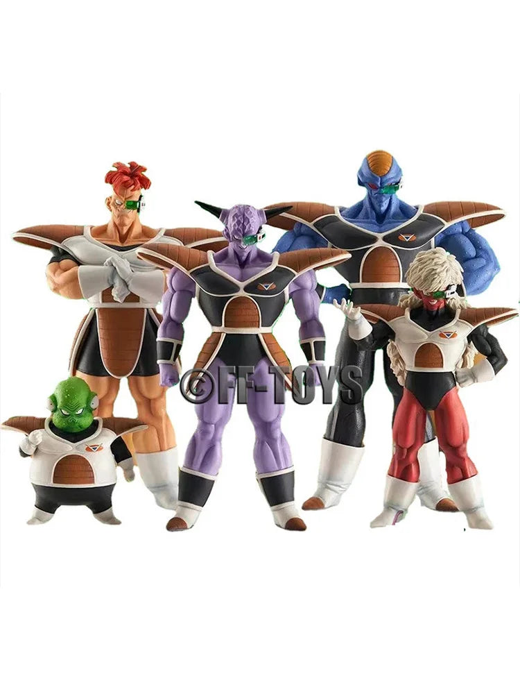 Anime Dragon Ball Z Ginyu Force Figure Jeice Ginyu Guldo Recoom Burter Figurine PVC Action Figures Collection Model Doll Toys