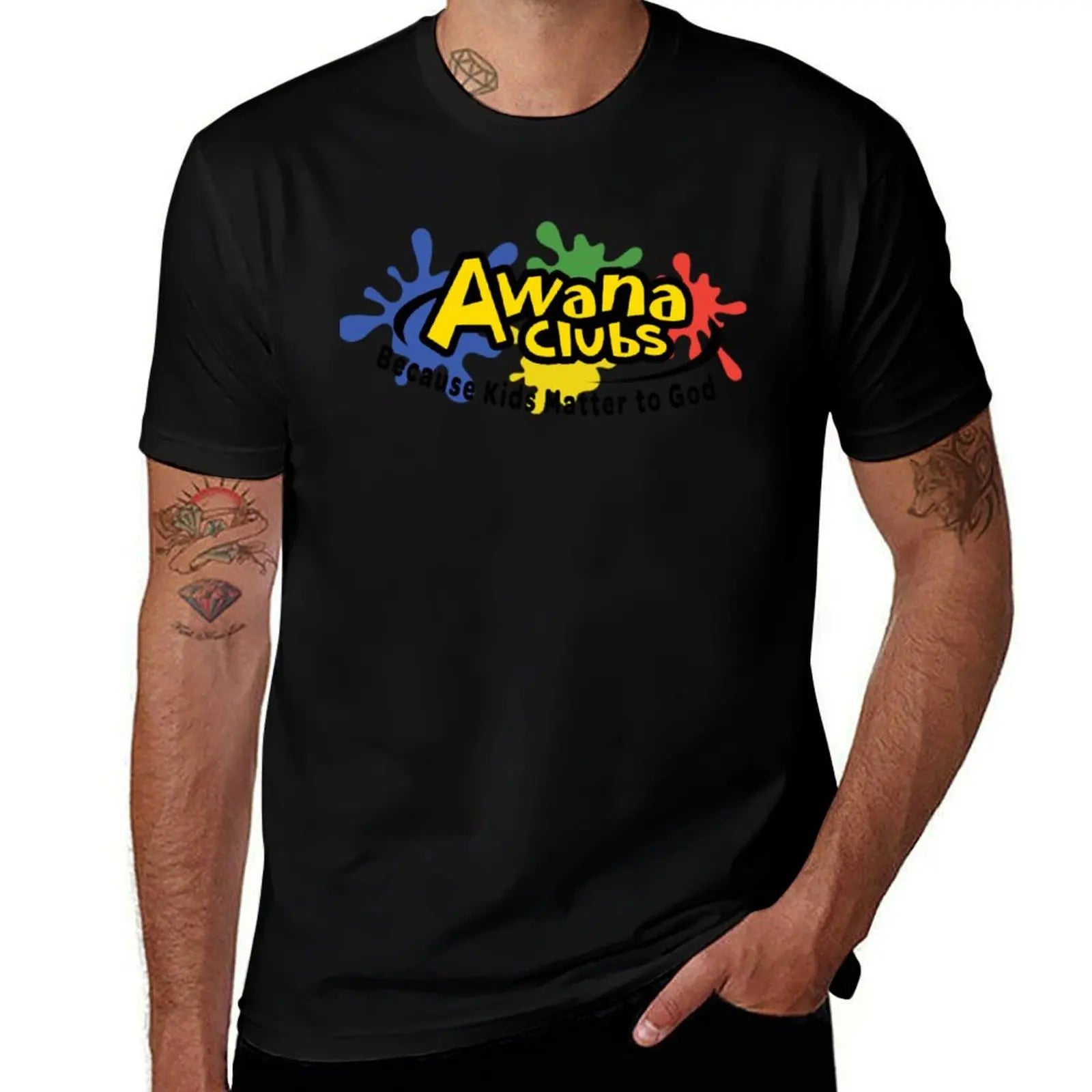 awana club T-Shirt graphic t shirts for man anime t shirts for man T-Shirt