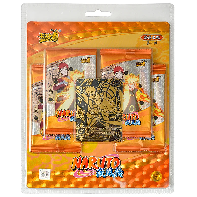 KAYOU Original Anime Naruto Cards Chapter Of The Array Box Added SE Ninja World Collection Cards Toys