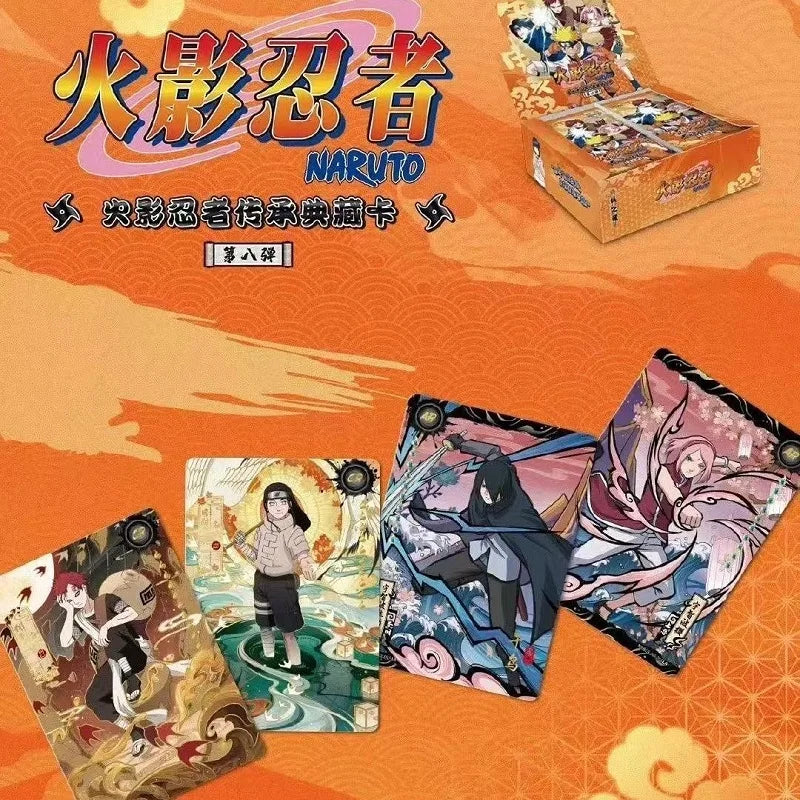 KAYOU Original Anime Naruto Cards Chapter Of The Array Box Added SE Ninja World Collection Cards Toys