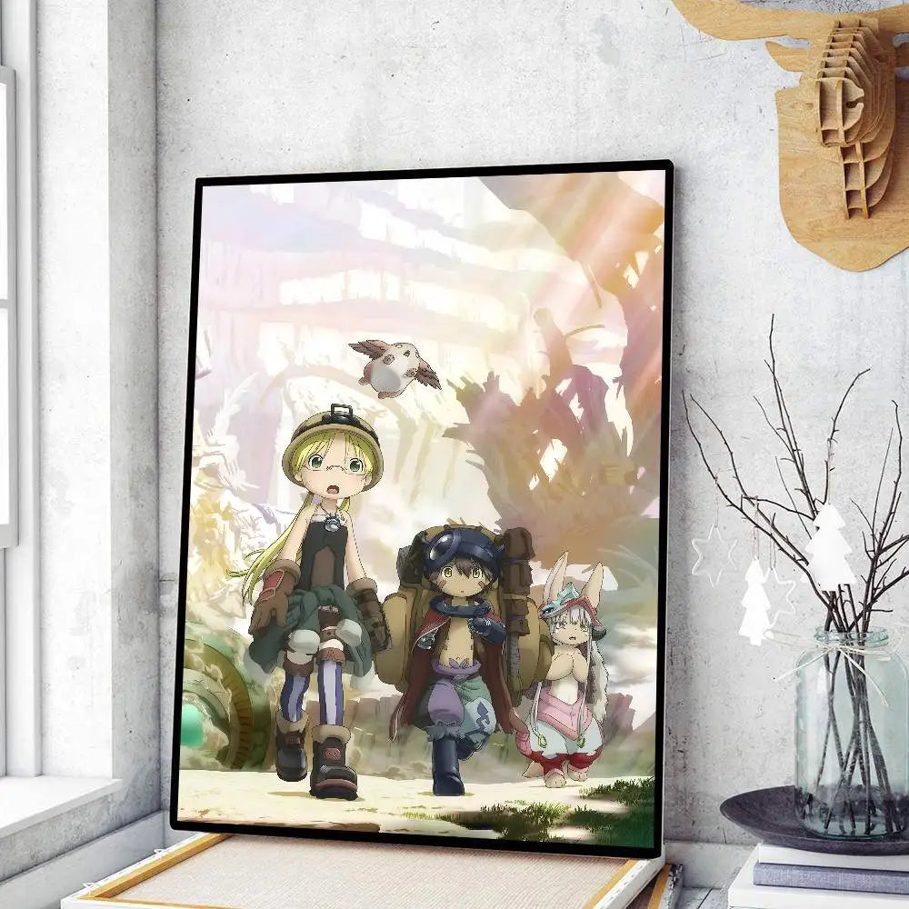 Anime M-Made In A-Abyss Poster Art Print Anime Style Home Decor Ideal Gift Perfect Room Decor