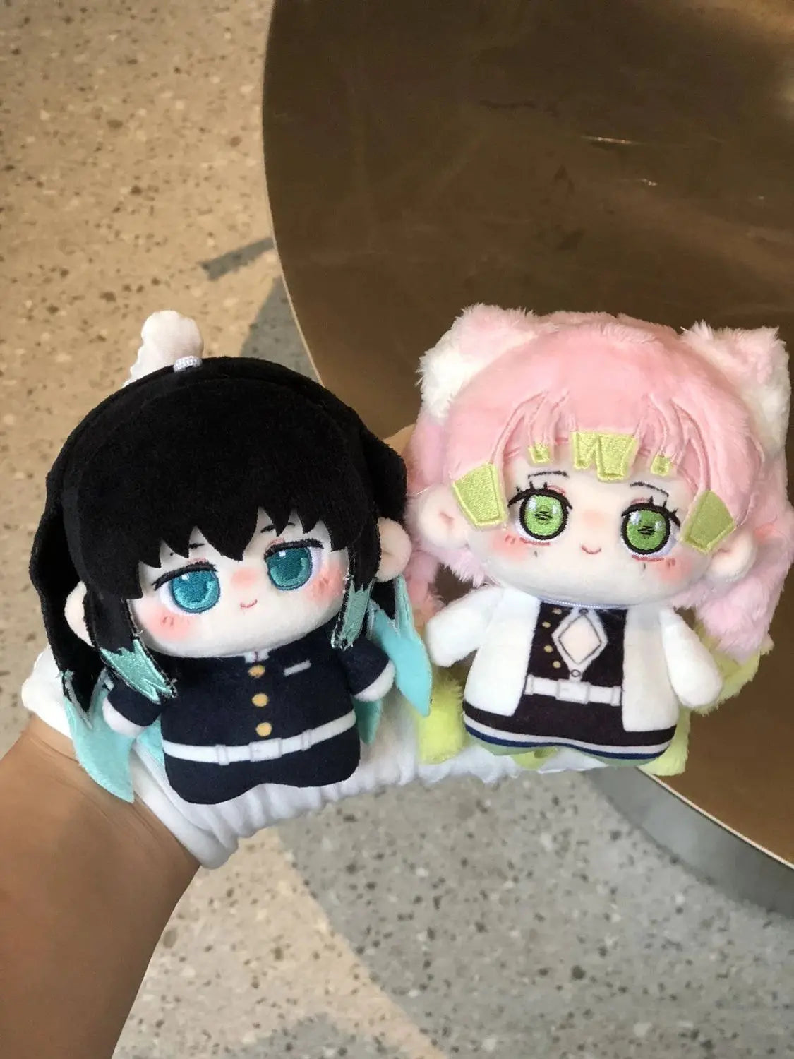 Demon Slayer Attribute Kanroji Mitsuri / Tokito Muichiro / Kocho Shinobu Kanroji 10cm NuNu Body Plush Doll Keychain Pendant