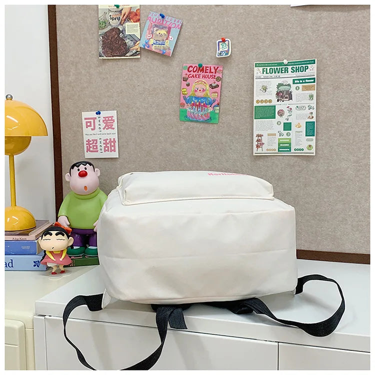 Hot Cute Bear Rilakkumas Backpack Large Capacity Anime Cartoon Backpack Stylish Student School Bag Nylon Shoulder Bags Schoolbag