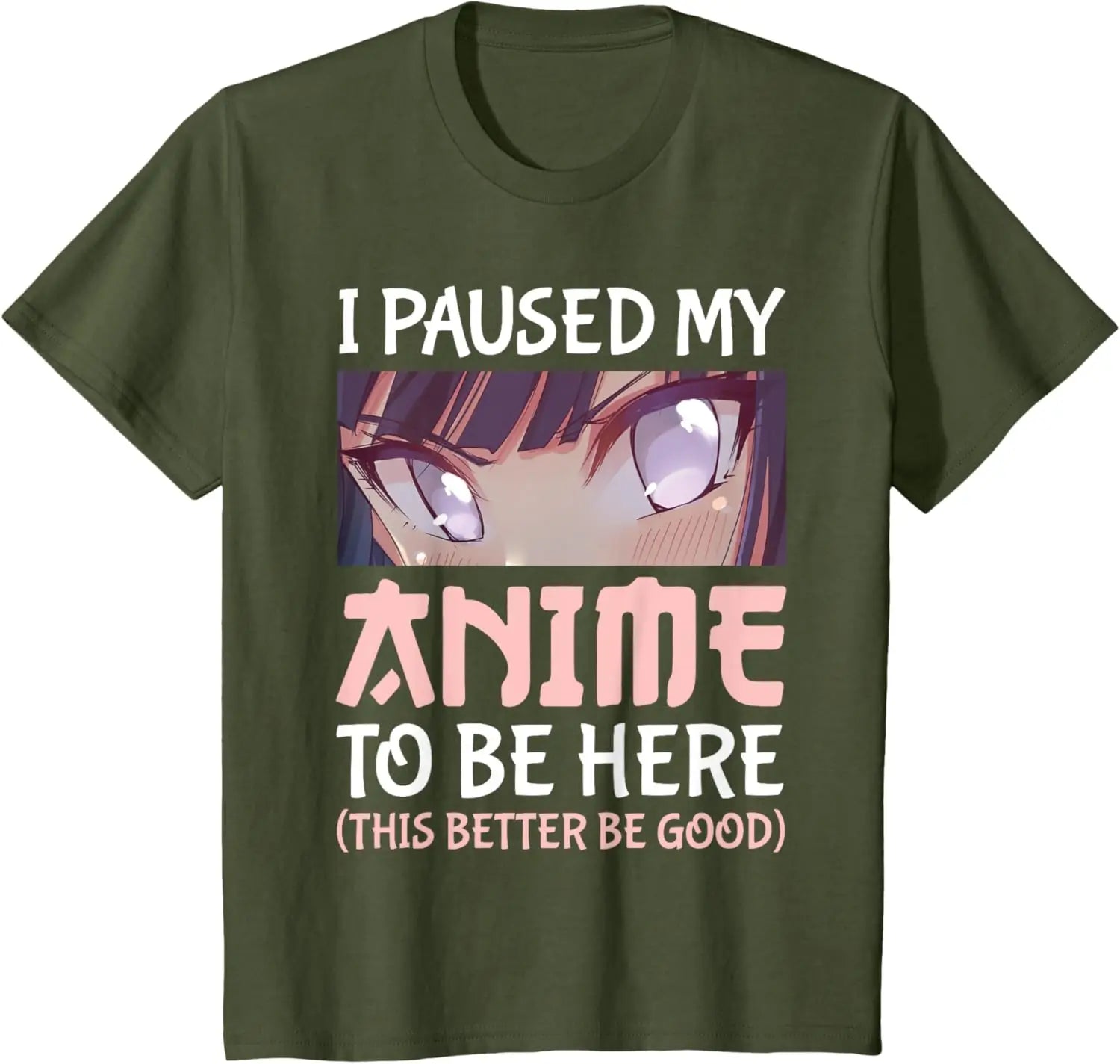 Otaku Anime Graphic Cotton T-Shirt