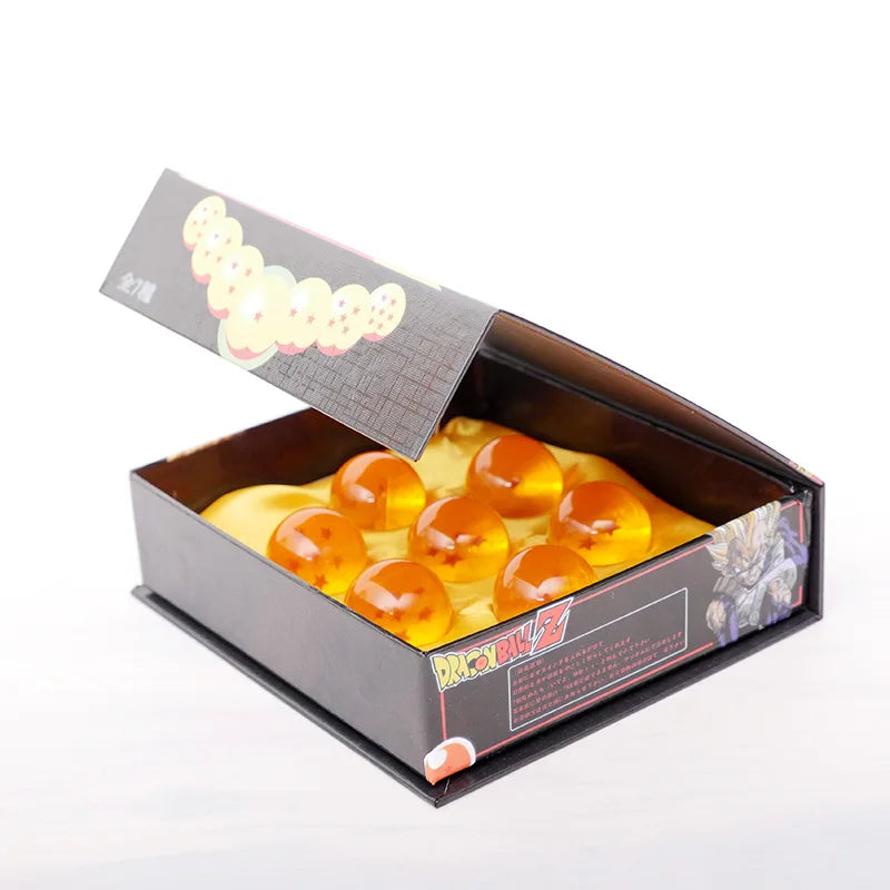 Dragon Ball 7pcs/set 1:1 Crystal ball 3.5cm Action Figure Toys Summon Shenron Wishing Balls Collection Model Gift