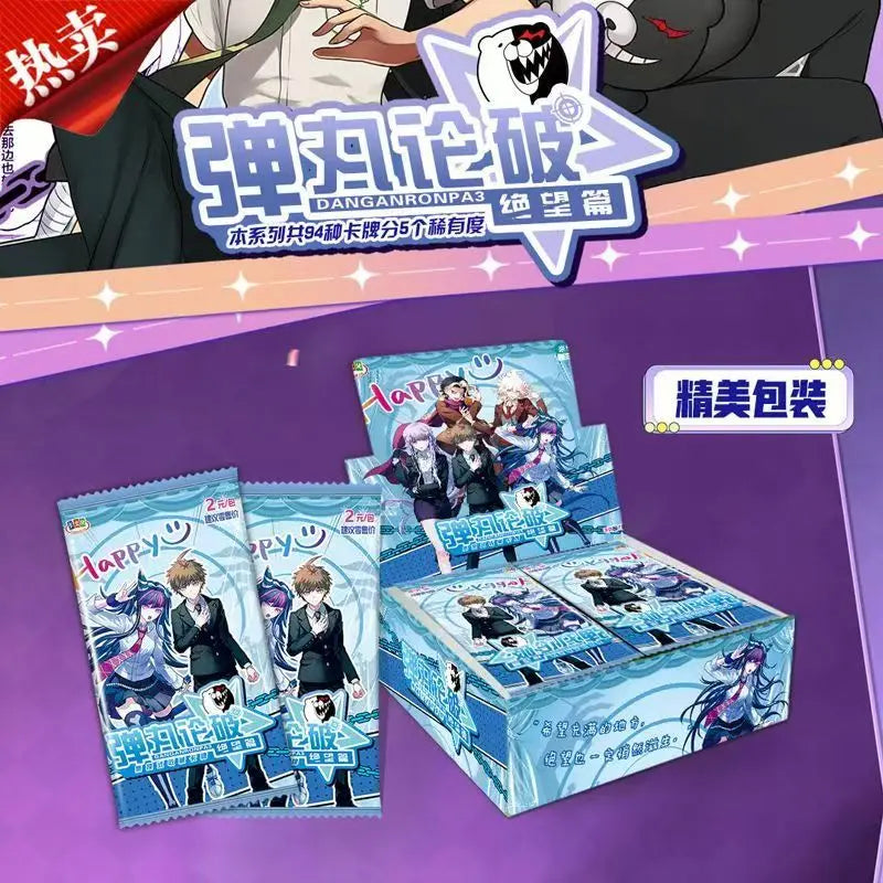Danganronpa Collectible Cards Cartoon Kirigiri Kyoko Cards Full Box Display and Collection Anime Merchandise Holiday Gift