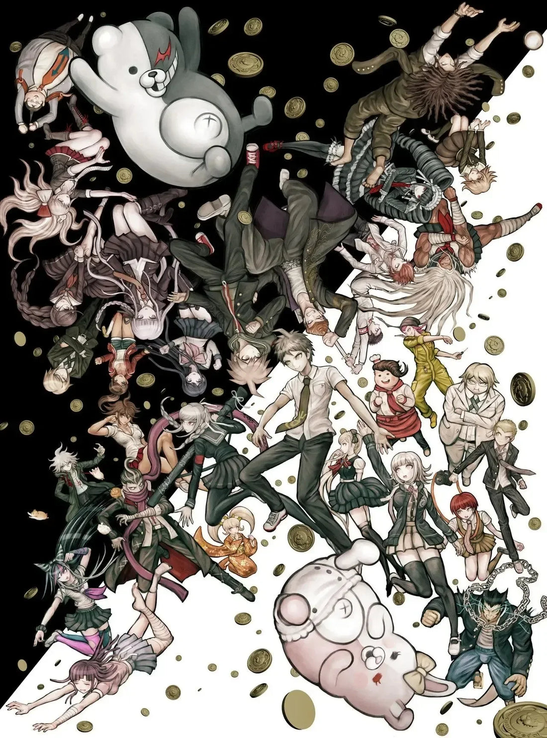 Classic Anime Game Series Danganronpa Aesthetic Canvas Painting Posters and Prints Wall Art Picture For Living Room Decoration