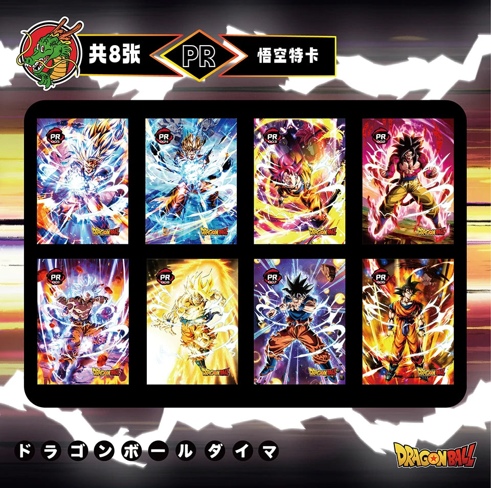 Anime Game Collection Cards For Kids Japanese Classic Popular Comic Works Highly Beloved Roles Hot Blooded Battle Cards Gifts