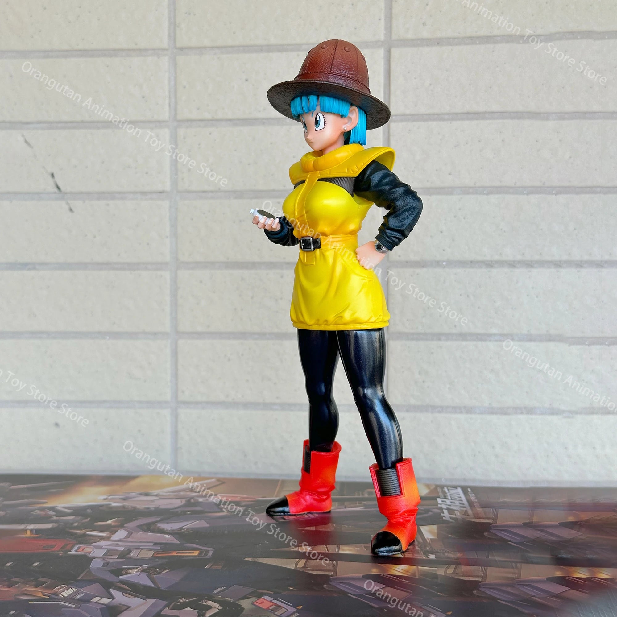 23 CM Anime Dragon Ball Z Bulma Beautiful Girl Bulma Movable Model PVC Statue Collectible Model Toys For Children Gifts