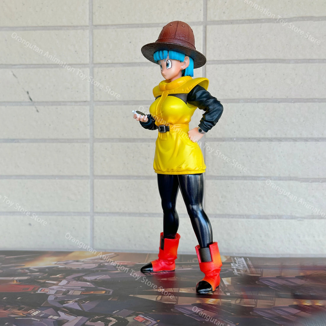 23 CM Anime Dragon Ball Z Bulma Beautiful Girl Bulma Movable Model PVC Statue Collectible Model Toys For Children Gifts
